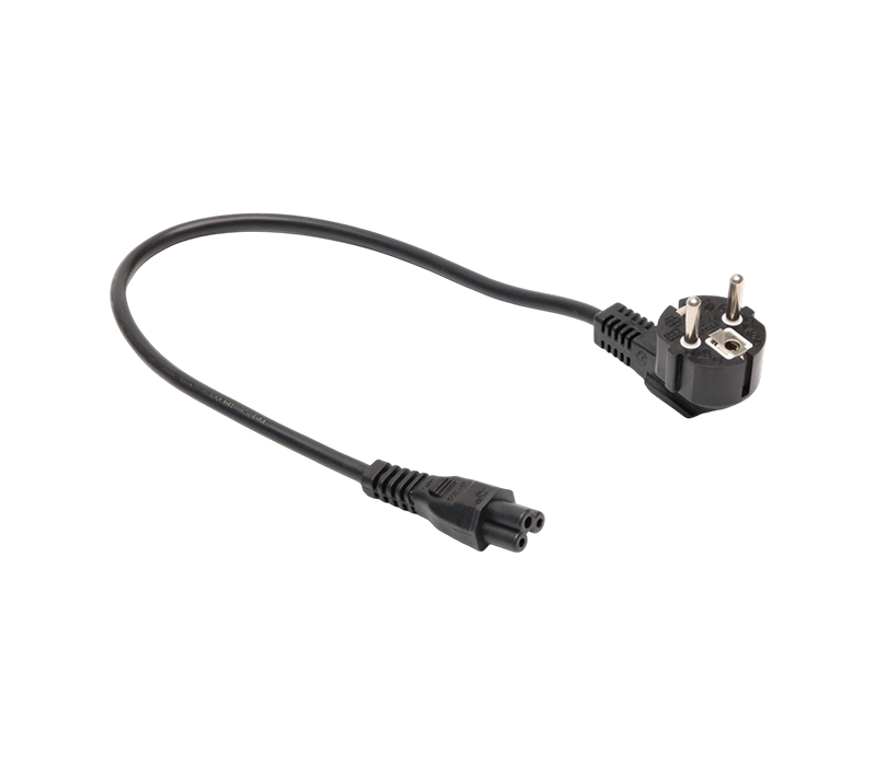 JT008/FY003+JT-ST2B/ST2B 16A 250V europeisk standard trestifts 90-graders armbågsplugg med IEC C5-kontakt