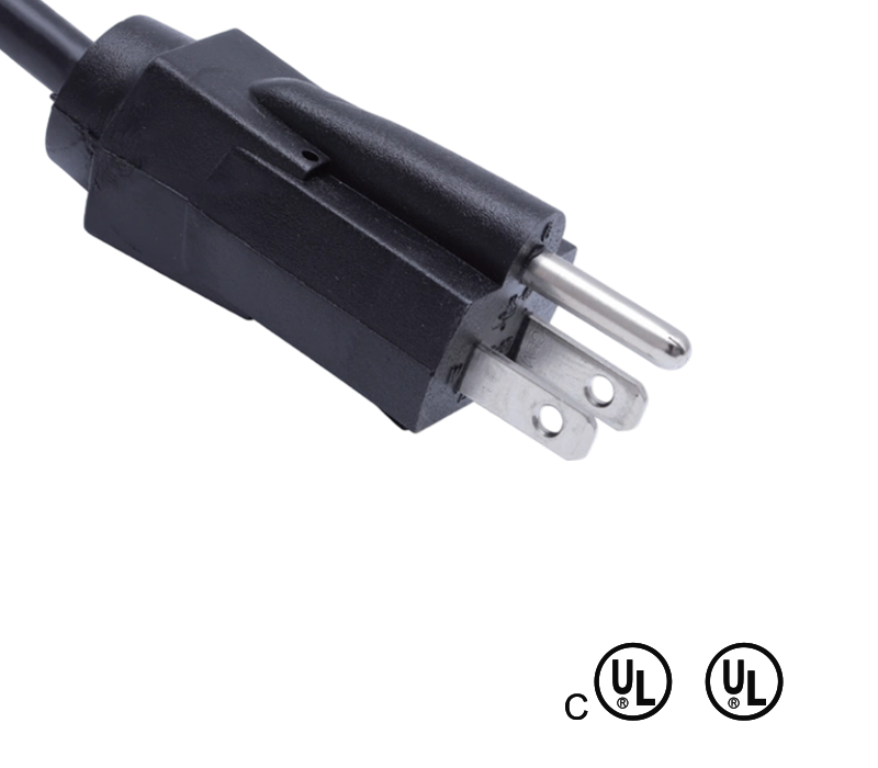 JT-3D 20A 125V högströms trestifts amerikansk standardkontakt