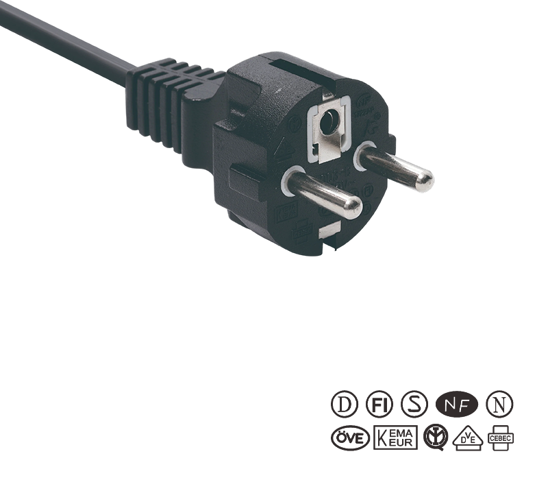 JT003-B/FY003-B 16A 250V europeisk standard med tre stift