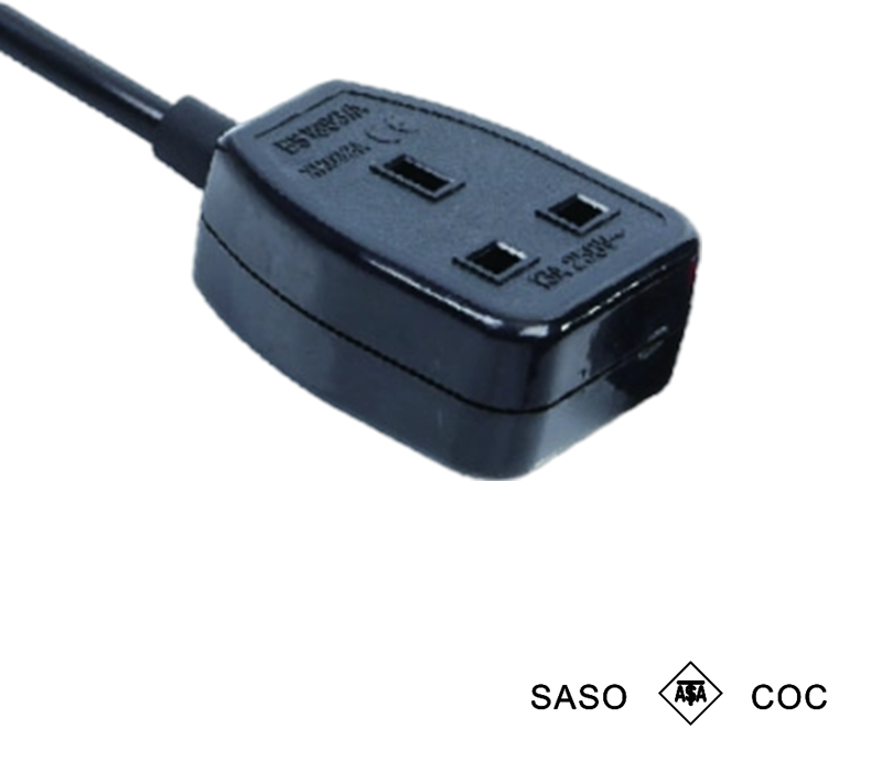 YZ3-13 13A 250V UK-stil trestift honuttag