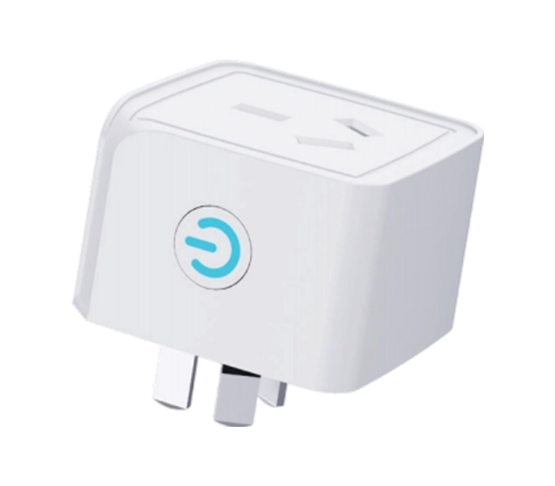 AU09 Plug-In Cube Power Strip med 1 uttag och switch i australisk stil